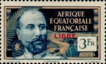 Victor Liotard, overprinted "LIBRE"
