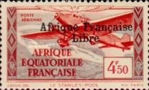 Stanley Pool, overprinted