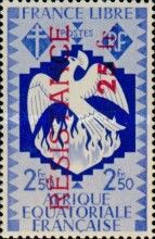 Phoenix overprinted and surcharged