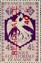 Phoenix overprinted and surcharged