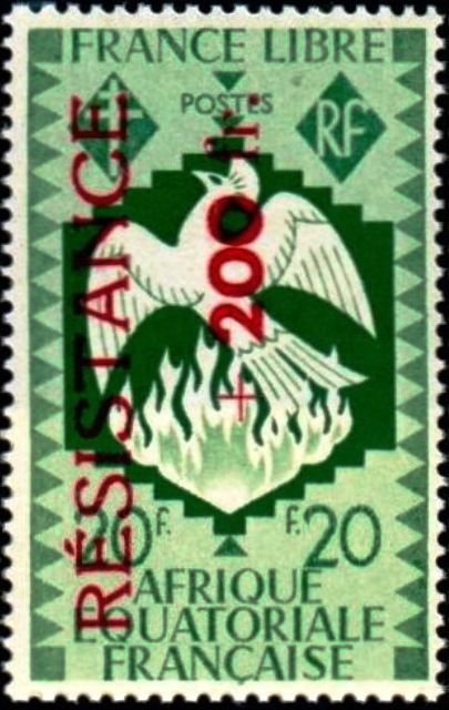 Phoenix overprinted and surcharged