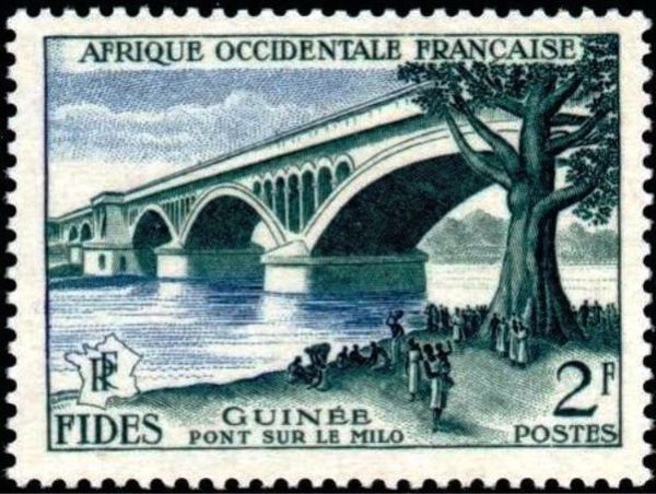 Bridge over the Milo (French Guinea)