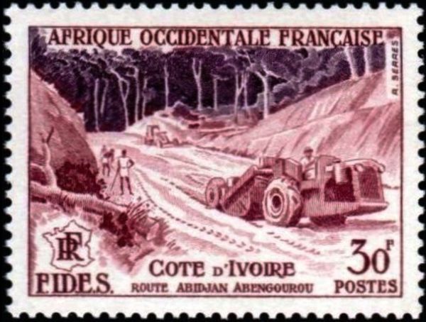 Road Construction (Ivory Coast). Abidjan-Abengourou Road