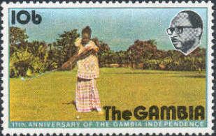Gambia Flag