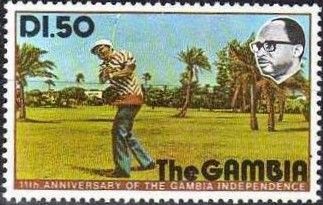 Golfer Finishing Shot