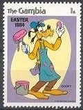 Painting Easter eggs - Goofy