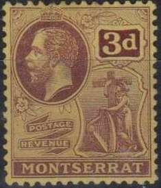 King George V (1865-1936) and Colony Symbol