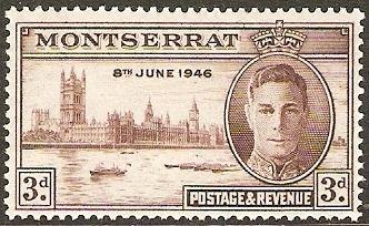 King George VI and Houses of Parliament, London