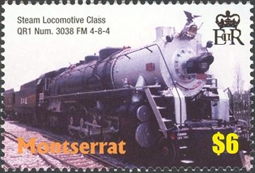 Steam Locomotive QR1 No. 3038 FM 4-8-4