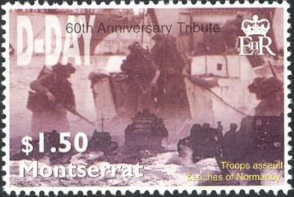 Soldiers Landing on Normandy Beaches