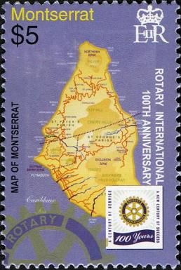Map of Montserrat