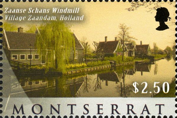 Zaanse Schans Windmill, Zaandam, Holland