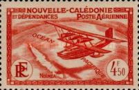 Seaplane and Map of New Caledonia