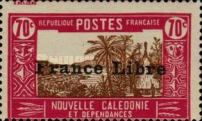 Traditional Hut of Native Chief overprint