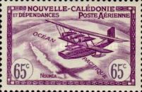 Seaplane and Map of New Caledonia