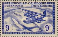 Seaplane and Map of New Caledonia