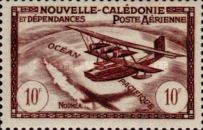 Seaplane and Map of New Caledonia