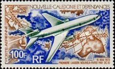 First Connecting Noumea to Paris by DC 10