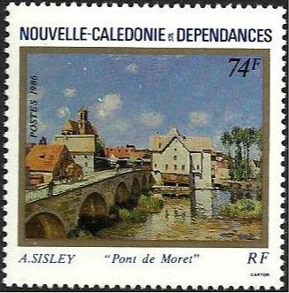 "Pont de Moret" by A. Sisley