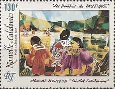 Cricket Players by Marcel Moutouh