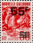 Kagu (Rhynochetos jubatus) surcharge