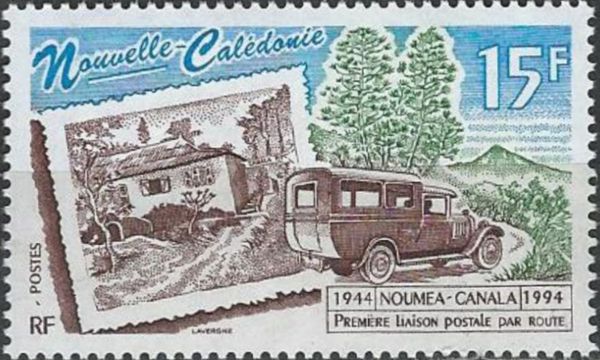 50th Anniversary of First Mail Service - Noumea-Canala