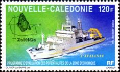 Card, for the "Atalante"