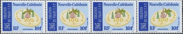 50th anniv. the creation of the Franc C.F.P.