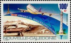 Fiftieth anniversary of the first scheduled flight Paris - N