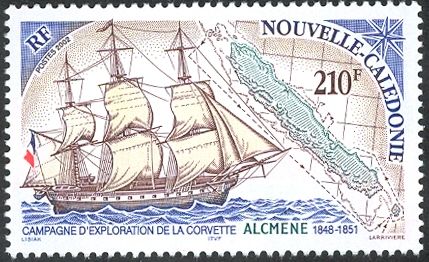 Corvette Alcmène, 1848-1851