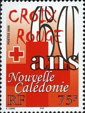 60th anniv. the Red Cross in New Caledonia