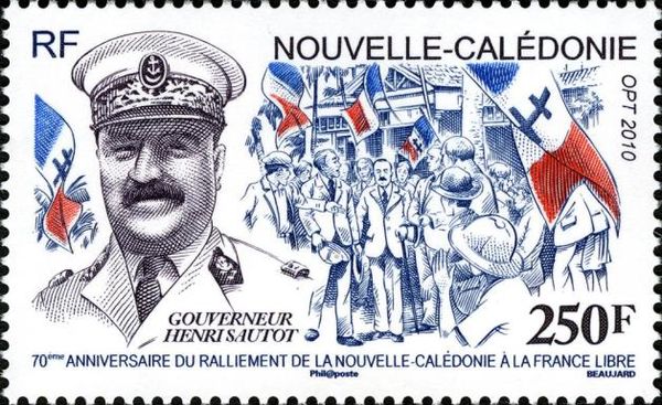 70th anniversary rally to Free France: H. Sautot