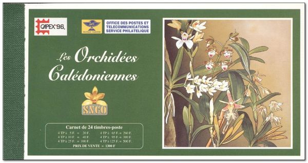 Book 'Capex' 96 ". Philatelic Exhibition in Toronto. Orchids