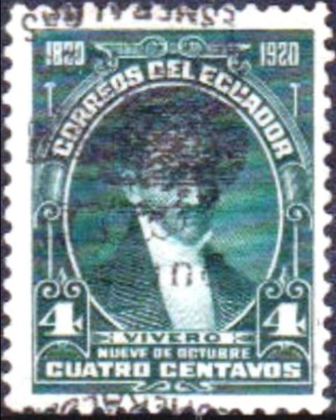 Overprint Quito-Esmeralda 1926 and Locomotive