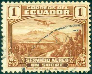 Ryan B-5 Brougham over Mt. Chimborazo