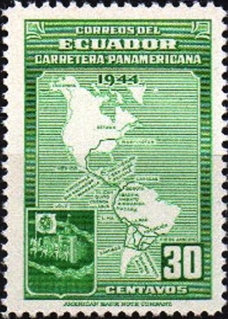 Map of the road, coat of arms of Loja
