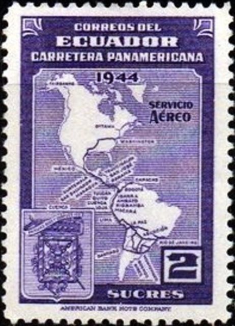 Map of the road, coat of arms of Cuenca