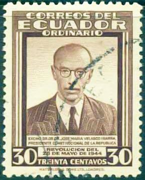 President Jose Maria Velasco Ibarra (1893-1979)