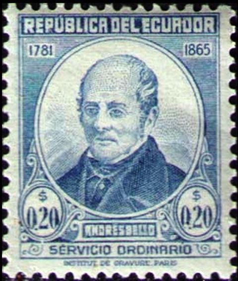 Andrés Bello (1781-1865), Scholar and Poet