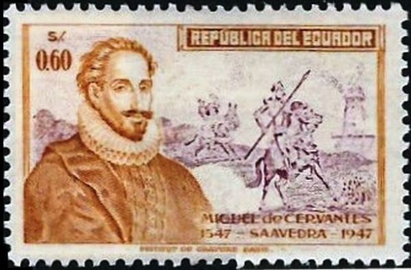Cervantes, Don Quichotte and Windmills
