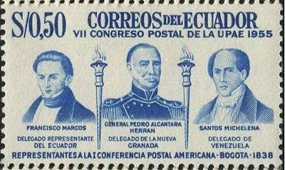 Francisco Marcos, Gen. Pedro Herran and Santos Michelena