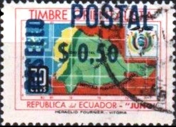 Postal 0.50S on 30c