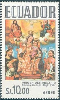 Escuela Quitena - Virgen del Rosario