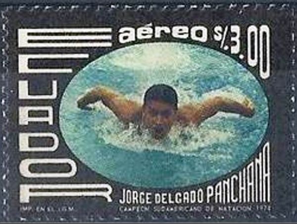 Delgado during competition