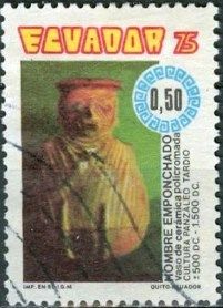Man wearing poncho (Panzaleo Tardio)