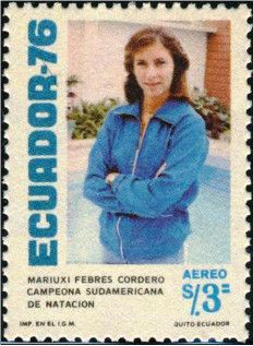 Febres-Cordero Mariuxi, swimmer