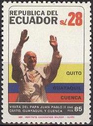 Pope waving