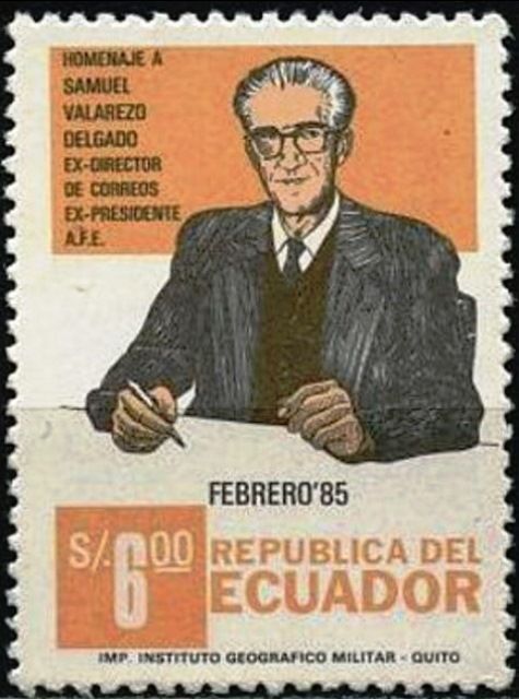 Valarezo S. Delgado in his Office