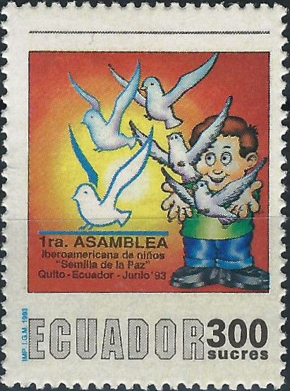 Boy with pigeons