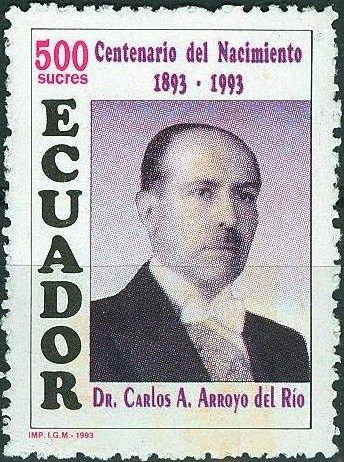 CA Arroyo del Río (1893-1969, r. 1940-1944), President of th